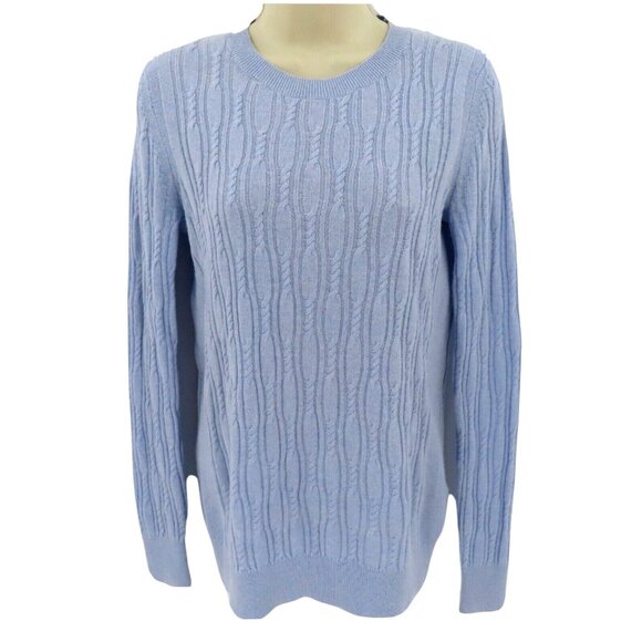 Banana Republic Filpucci Womens Small Cable Knit Crew Neck Sweater Merino Wool - Picture 7 of 8